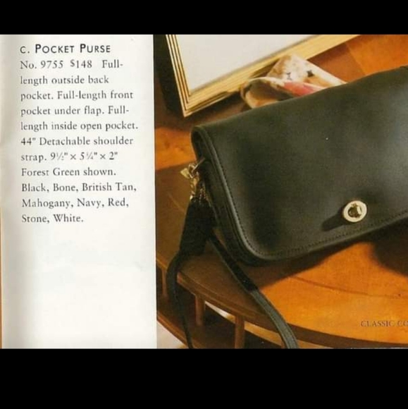 VINTAGE 1992 STONE COACH POCKET BAG - Picture 8 of 17